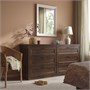 SONGESAND, комод с 6 ящиками, коричневый 803.667.93