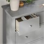 GULLABERG, комод с 8 ящиками, серый/якорь/с функцией разблокировки 605.903.97