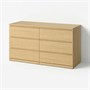 STORKLINTA, комод с 6 ящиками, под дуб 205.612.45