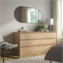 MALM, комод с 6 ящиками, дубовый шпон, беленый 503.546.64