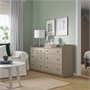 HAUGA, комод с 6 ящиками, бежевый 905.815.32