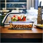 IKEA 365+, пищевой контейнер, прямоугольный/стекло 103.592.01