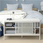 MACKAPÄR, скамья для хранения с раздвижными дверцами, белая 805.444.89