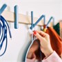 IKEA PS 2026, вешалка с 5 крючками, массив березы 806.187.10