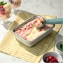 IKEA 365+, пищевой контейнер с крышкой, прямоугольный, нержавеющая сталь/пластик 894.375.07