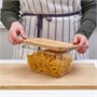 IKEA 365+, пищевой контейнер с крышкой, прямоугольный стекло/бамбук 292.690.69