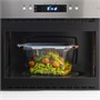 IKEA 365+, пищевой контейнер с крышкой, прямоугольный стекло/пластик 992.690.75