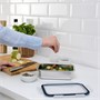 IKEA 365+, контейнер для пищевых продуктов, прямоугольный/нержавеющая сталь 904.978.02