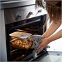 IKEA 365+, пищевой контейнер с крышкой, прямоугольный стекло/бамбук 892.690.66