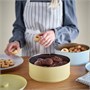 BETTHAJ, форма с крышкой, для печенья/бледно-желтый бледно-голубой 006.056.98
