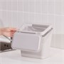 SKOLÄST, Контейнер для мусора для шкафа с дверцей, светло-серый 905.566.79