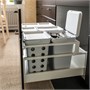 HÅLLBAR, мусорное ведро с крышкой, светло-серое 804.175.23