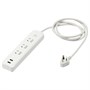 KOPPLA, 3-контактная розетка с 2 портами USB 805.857.62
