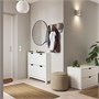 STÄLL / NORDLI, Мебель для прихожей, 2 шт., белая 195.279.31