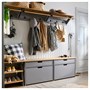 KALLSÖ, вешалка для шляп, серая 505.993.22