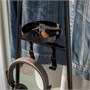 ÄLGANÄS, вешалка для одежды с отделением для обуви, черная 905.858.89