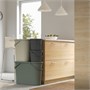 DAMMÄNG, мусорное ведро с крышкой, темно-серое 205.599.83