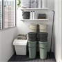 DAMMÄNG, мусорное ведро с крышкой, темно-серое 205.599.83