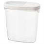 IKEA 365+, баночка для сухих кормов с крышкой, прозрачная/белая 101.340.23