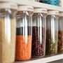IKEA 365+, баночка для сухих кормов с крышкой, прозрачная/белая 101.340.23