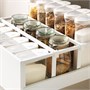 IKEA 365+, баночка для сухих кормов с крышкой, прозрачная/белая 101.340.23