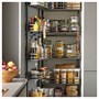 IKEA 365+, баночка для сухих кормов с крышкой, прозрачная/белая 101.340.23