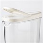 IKEA 365+, баночка для сухих кормов с крышкой, прозрачная/белая 101.340.23