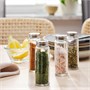 CITRONHAJ, баночка для специй, прозрачное стекло/нержавеющая сталь 405.532.06