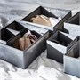 SKUBB, коробка, набор из 6 шт., темно-серый 004.729.57