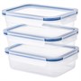 IKEA 365+, пищевой контейнер с крышкой, прямоугольный/пластик 505.079.64
