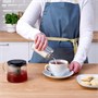 CITRONHAJ, сахарница, прозрачное стекло/нержавеющая сталь 905.532.23
