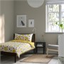 BRUKSVARA, Комплект постельного белья из 3 предметов, желтый/белый 205.606.32