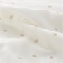 LEN, пододеяльник и 1 наволочка для детской кроватки, белый беж/точечный узор 906.250.41
