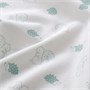 LEN, пододеяльник и 1 наволочка для детской кроватки, бело-синий/с узором белка и ёжик 906.280.68