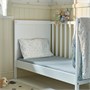 GULDVÄVARE, простыня на кроватке, темно-желтый/синий 806.305.33