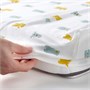 LEN, простыня на подкладке для детской кроватки, узор «Белый мишка» 106.385.75