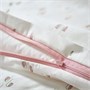 GULDVÄVARE, пододеяльник и 1 наволочка для детской кроватки, белый/цветочный узор 006.305.32