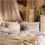 SOLFIBBLA, пододеяльник и наволочка, серо-белый/в полоску 406.109.28