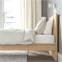MALM, Каркас кровати, высокий, дубовый шпон, беленый 903.251.65
