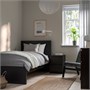 MALM, Каркас кровати, высокий, черно-коричневый 002.494.92