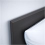 MALM, Каркас кровати, высокий, черно-коричневый 002.494.92