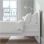 MALM, Каркас кровати, высокий, белый/Лурой 990.095.63