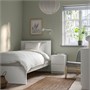 MALM, Каркас кровати, высокий, белый/Лурой 990.095.63