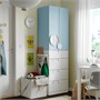 LASTARE, комбинация гардероба, белый/синий 696.307.80