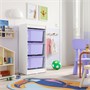 TROFAST, комбинация для хранения с ящиками, белый/сиреневый 496.070.78