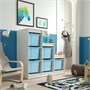 TROFAST, Комбинация для хранения с ящиками, белый/голубой 396.072.29