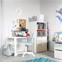 SMÅSTAD / PLATSA, книжный шкаф, белая берёза/с 3 ящиками 093.889.59
