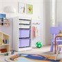 TROFAST, комбинация для хранения с ящиками, белый белый/сиреневый 396.070.69