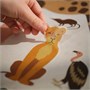 SANDLÖPARE, декоративные наклейки, набор из 3 шт., разноцветные/животные в саванне 206.032.26