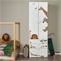 SANDLÖPARE, декоративные наклейки, набор из 3 шт., разноцветные/животные в саванне 206.032.26